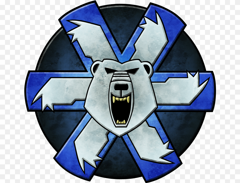 Wild Cat144 Ceo Of Thighs On Twitter Meet Mech Warrior Clan Ghost Bear Logo Transparent, Emblem, Symbol Free Png