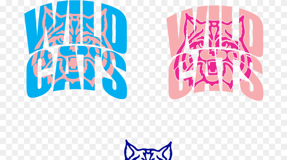 Wild Cats Knockout Font Svg Dxf Eps University Of Arizona Wildcats, Sticker, Body Part, Hand, Person Free Transparent Png
