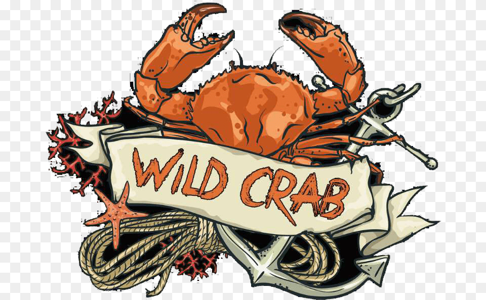 Wild Crab Dungeness Crab, Food, Seafood, Animal, Invertebrate Png Image