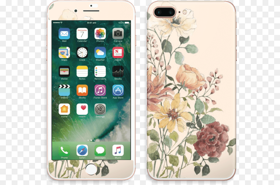 Wild Flowers Skin Iphone 7 Plus Iphone 7 Plus Color, Electronics, Mobile Phone, Phone, Flower Free Png Download