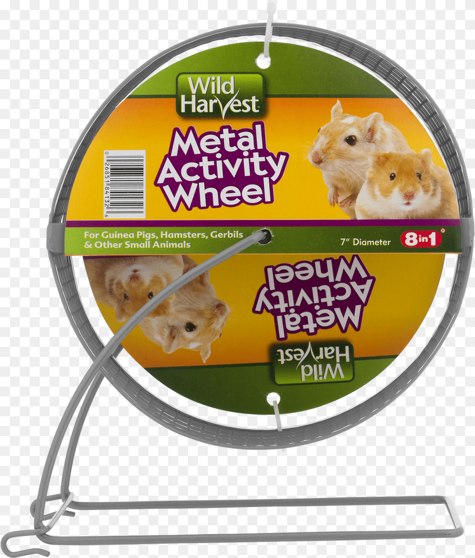 Wild Harvest Metal Activity Wheel For Small Animals Wild Harvest P Natural Millet And Treat Holder, Animal, Mammal, Rodent, Rat Png Image