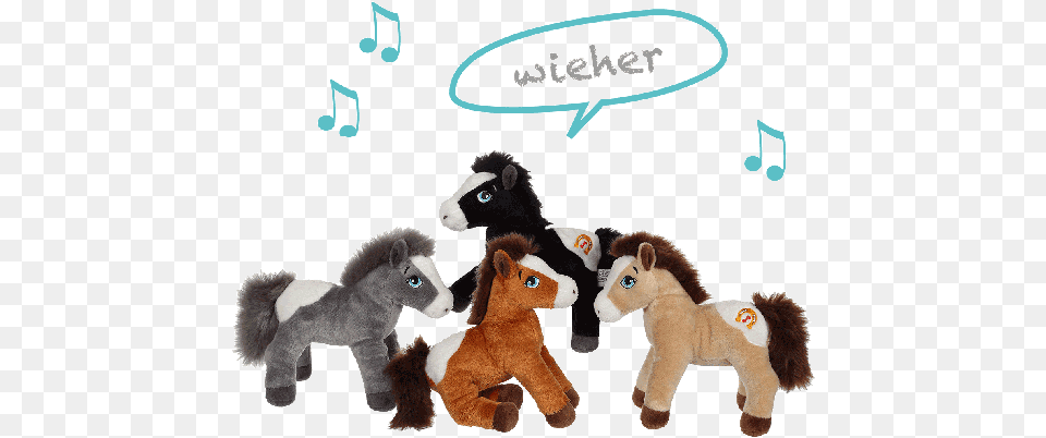 Wild Horses With Sound Stuffed Toy, Plush, Teddy Bear, Animal, Horse Png Image