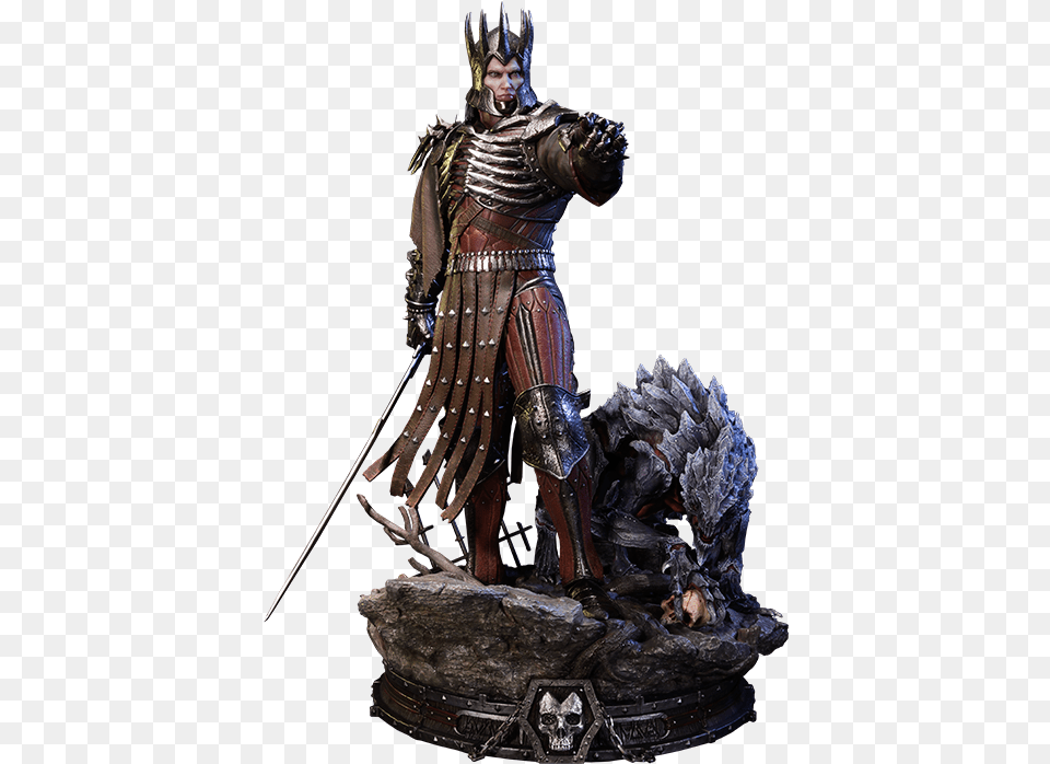 Wild Hunt Eredin Polystone Statue Eredin Statue, Adult, Female, Person, Woman Free Transparent Png