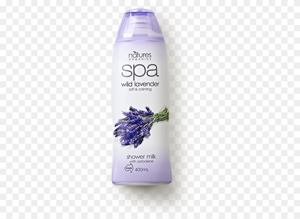 Wild Lavender Shower Milk, Bottle, Shampoo, Flower, Plant Free Png Download