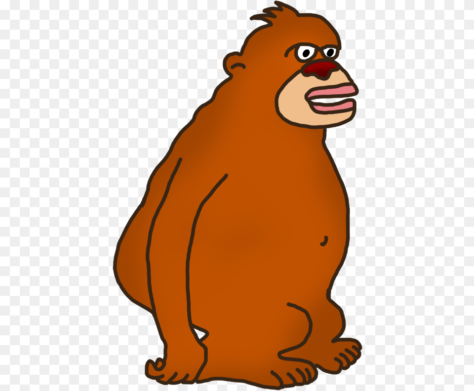 Wild Monkey Clipart, Person, Cartoon, Face, Head Free Png