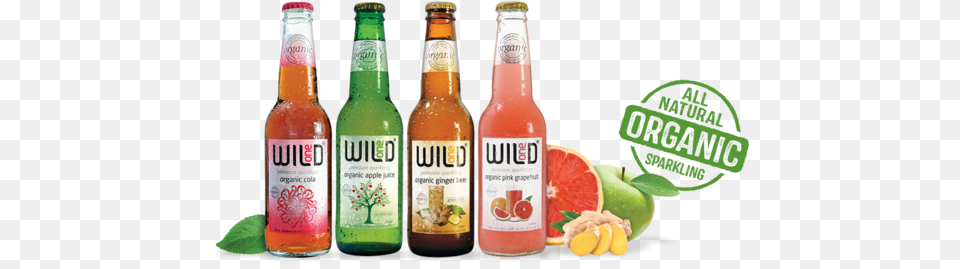Wild One Organic Soft Drinks Organic Drinks, Alcohol, Beer, Beverage, Liquor Free Png