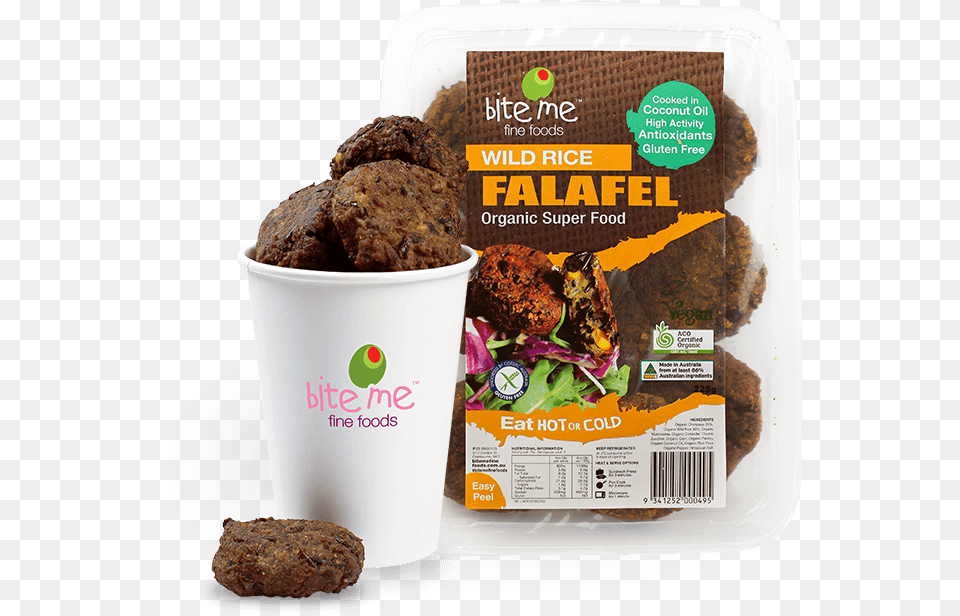 Wild Rice Falafel Bite Me Falafel, Sweets, Food, Chocolate, Cocoa Free Png