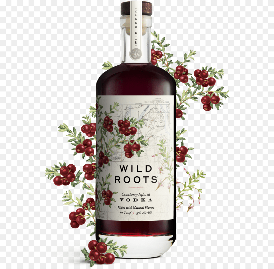 Wild Roots Marionberry Infused Vodka, Alcohol, Beverage, Liquor, Gin Free Png