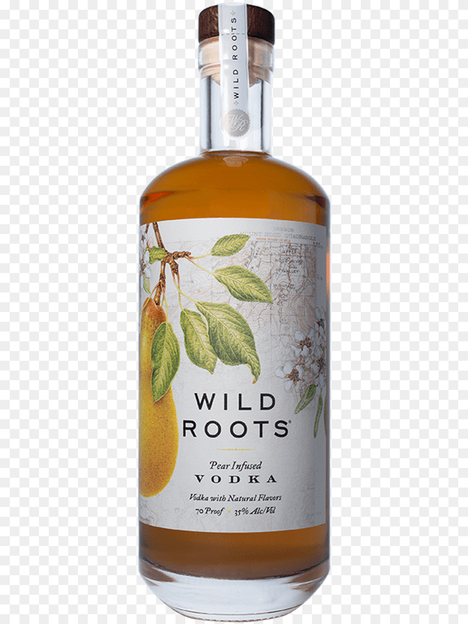 Wild Roots Vodka Pear Infused Natural Flavors 70pf Wild Roots Vodka, Alcohol, Beverage, Liquor, Gin Free Transparent Png
