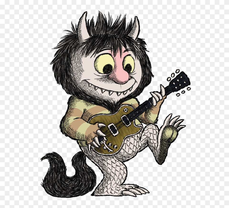 Wild Things Crown Clip Art, Baby, Person, Guitar, Musical Instrument Png Image