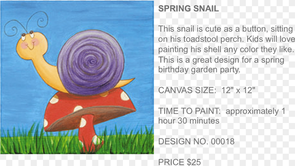 Wild Things Popup Paint Studio Sea Snail, Animal, Invertebrate, Accessories, Jewelry Png Image