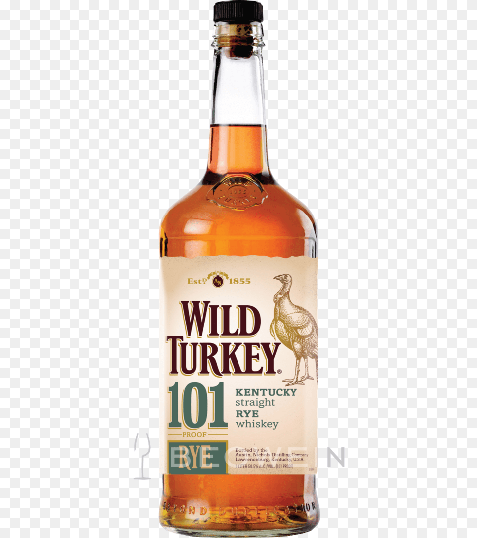 Wild Turkey Bourbon, Alcohol, Beverage, Liquor, Whisky Free Png Download