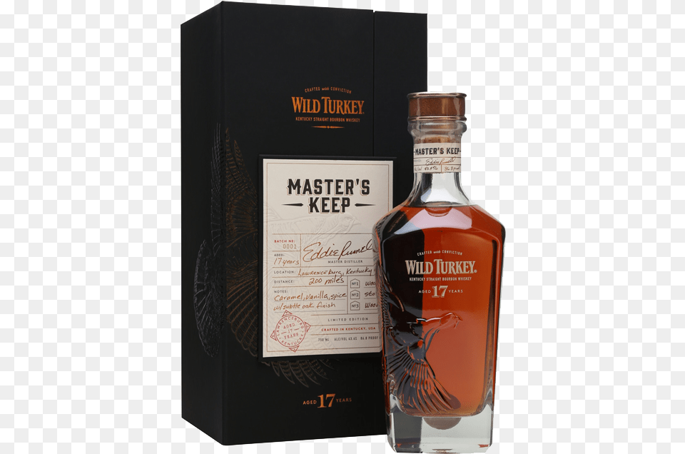 Wild Turkey Masters Keep 17 Year Bourbon Wild Turkey Master39s Keep 17 Year Old, Alcohol, Beverage, Liquor, Whisky Free Png Download