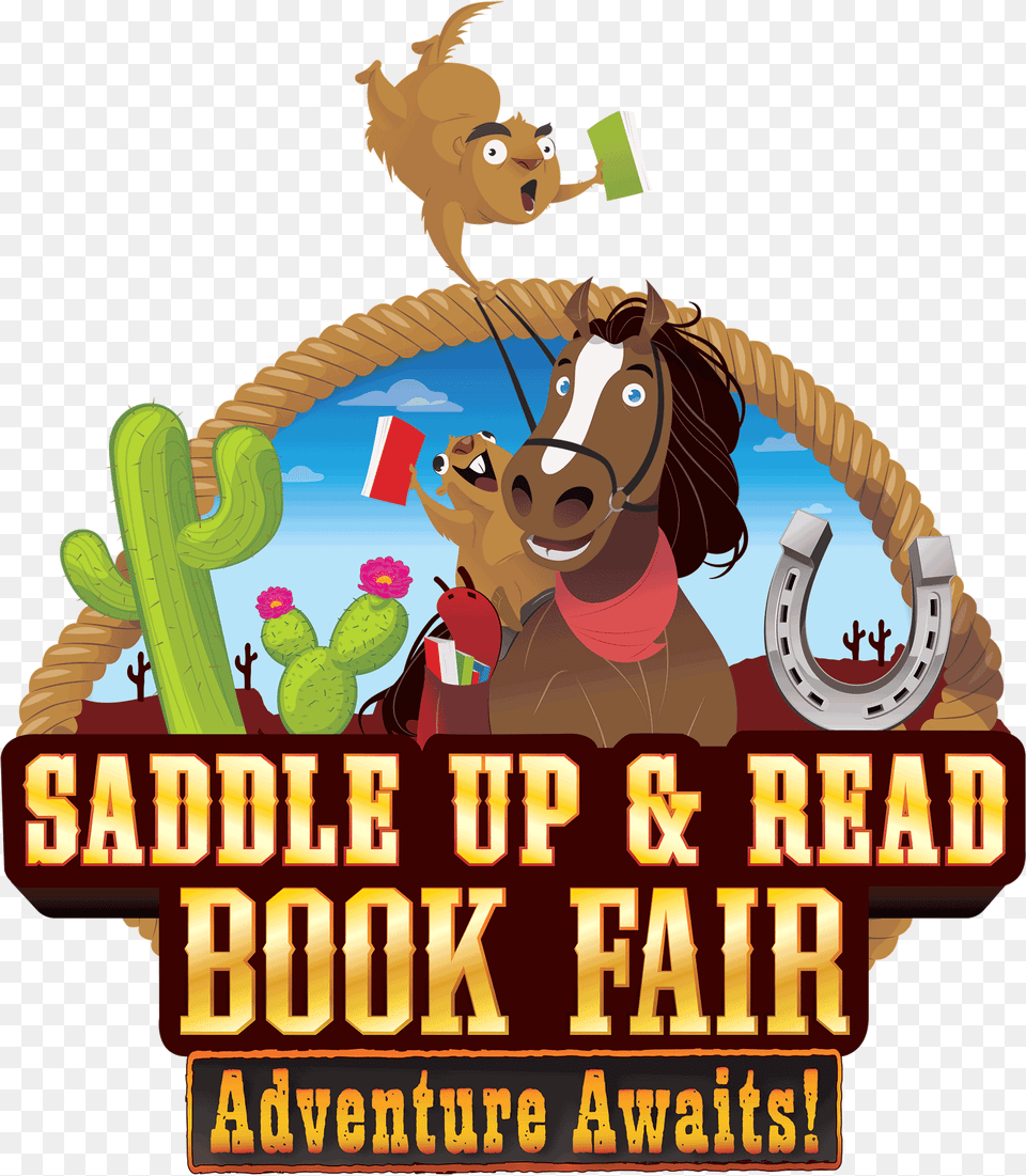 Wild West Book Fair Clipart Royalty Library 28 Scholastic Book Fair Saddle Up And Read, Face, Head, Person, Baby Free Png
