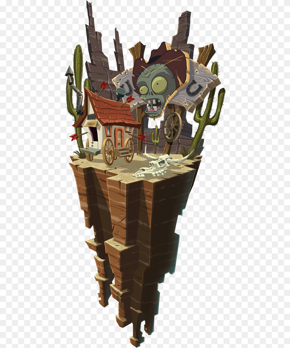 Wild West World Map Icon Plant Vs Zombies 2 Wild West, Treasure, Machine, Wheel, Outdoors Png Image