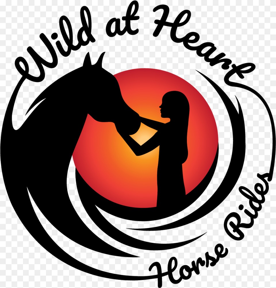 Wild Wild At Heart Horsebackriding Leavenworth Wa Logo, Adult, Female, Person, Woman Png Image