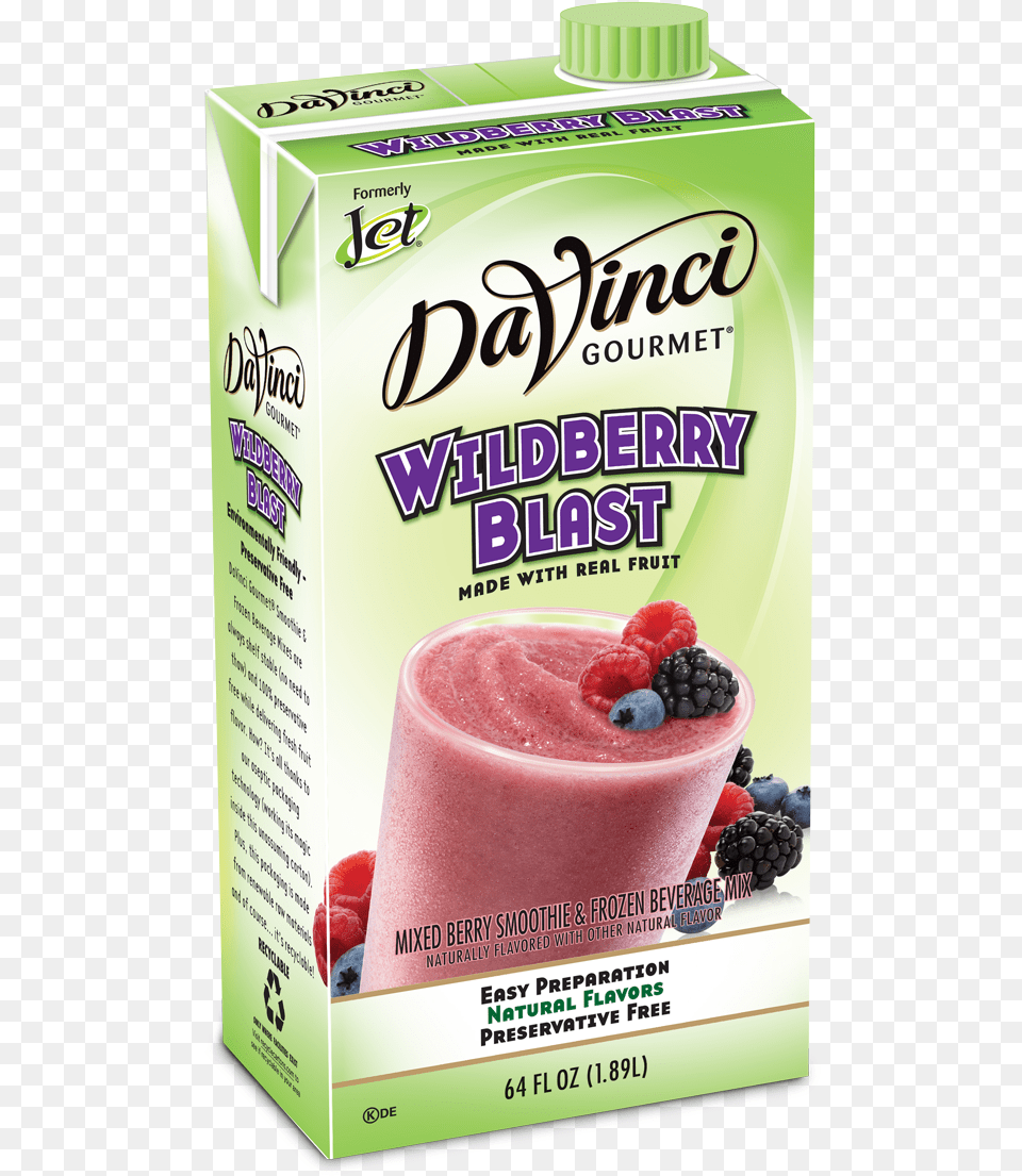 Wildberry Blast Davinci Smoothie Mix, Berry, Produce, Plant, Juice Png