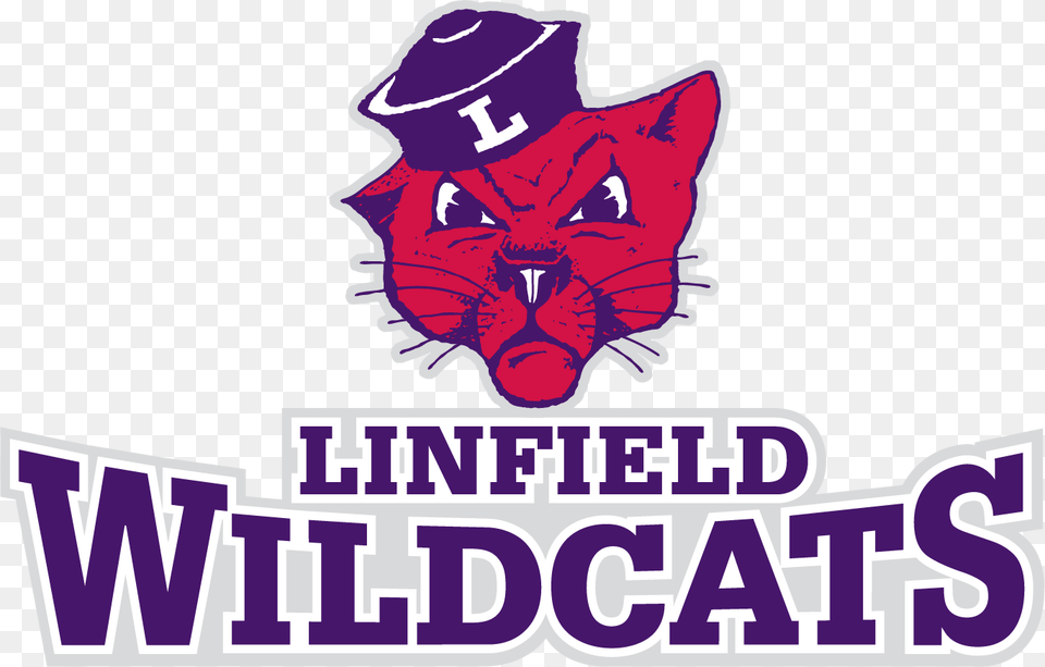 Wildcat Centered Linfield College Wildcats, Advertisement, Poster, Sticker, Logo Png Image