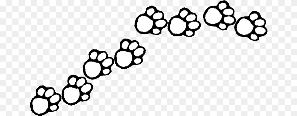 Wildcat Clipart Bear Claw Printable Paw Clipart Black And White, Footprint Free Transparent Png