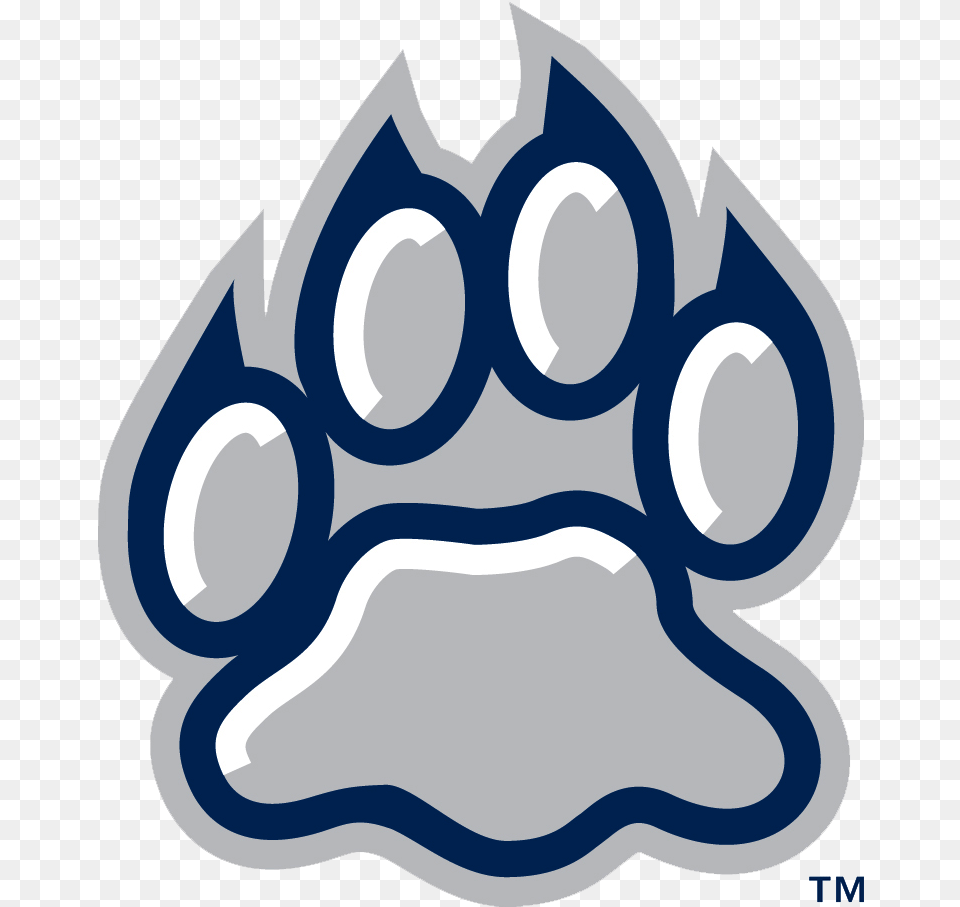 Wildcat Paw Print University Of New Hampshire Wildcats, Ice, Accessories Free Transparent Png