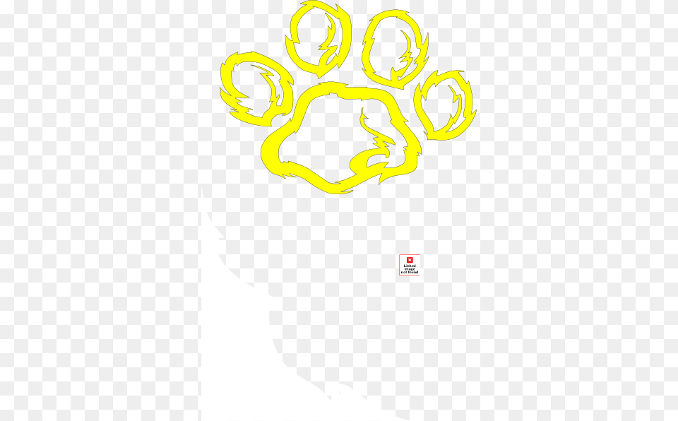 Wildcat Paw Yellow Clip Art Free Png Download