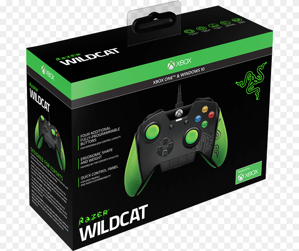 Wildcat Razer Xbox Controller, Electronics, Joystick Free Transparent Png