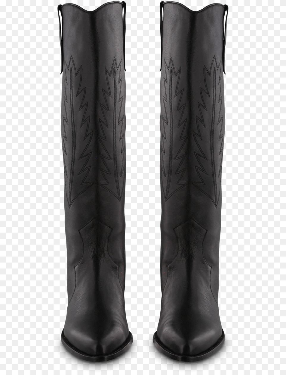 Wilde Black Luxe Front Knee High Boot, Clothing, Footwear, Shoe, Riding Boot Free Png