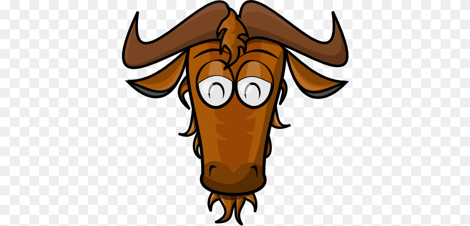 Wildebeest, Person, Face, Head, Animal Free Png Download