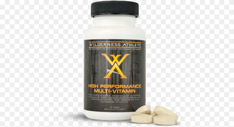 Wilderness Athlete High Performance Multi Vitamin Caffeine, Herbal, Herbs, Plant, Bottle Free Transparent Png