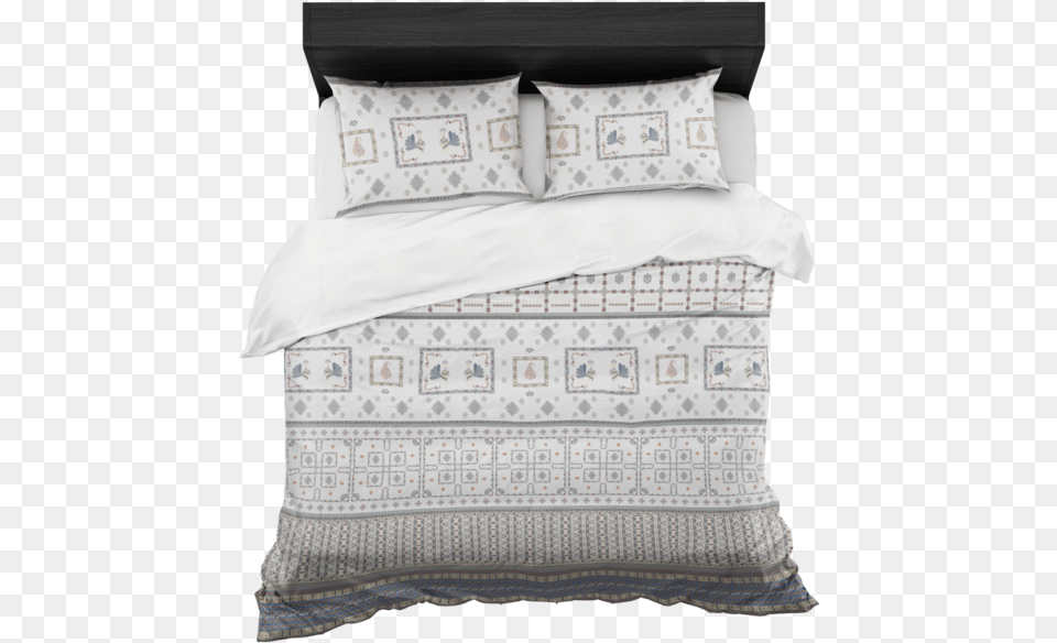 Wildflower Peacock Comforter By Amrita Sen Pink Pineapple Bedding, Cushion, Home Decor, Linen, Pillow Free Transparent Png