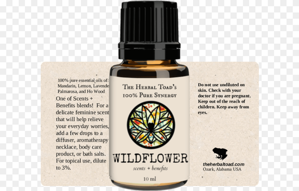 Wildflower Synergy Wildflower Synergy Essential Oil, Bottle, Cosmetics, Perfume Png