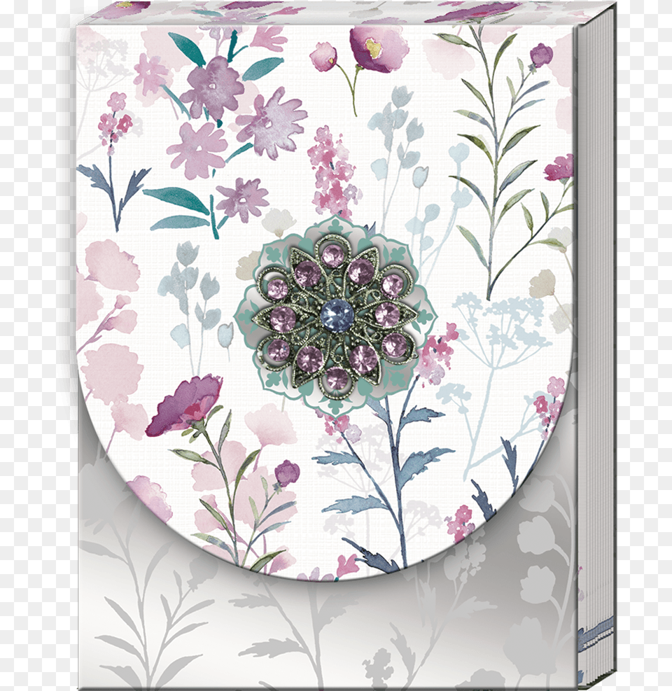 Wildflowers Brooch Mini Note Pad Wildflower, Graphics, Art, Floral Design, Pattern Png