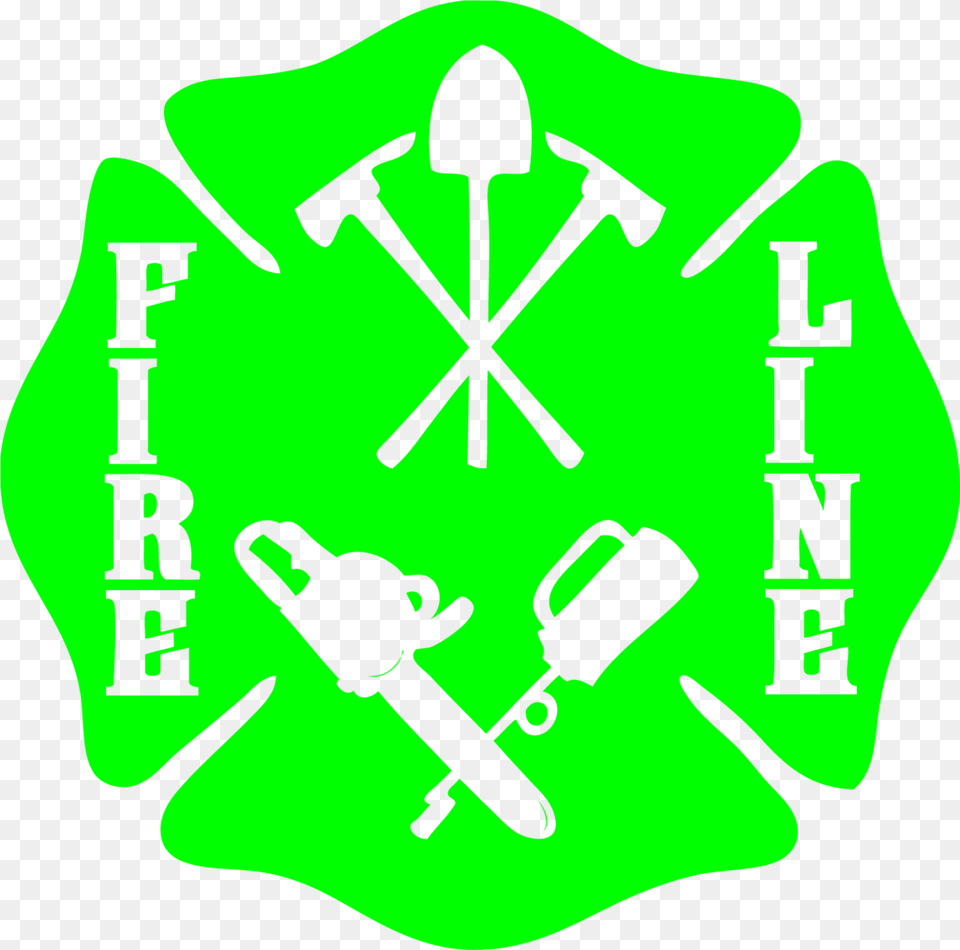 Wildland Firefighter Fire Line Maltese Cross Decal Rocky Pines Free Png