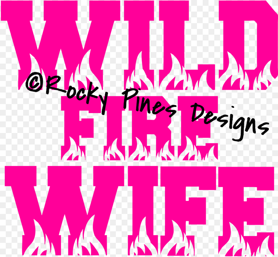 Wildland Firefighter Wife Wild Fire Wife Decal Firefighter, Purple, Art, Graphics, Pattern Free Png Download