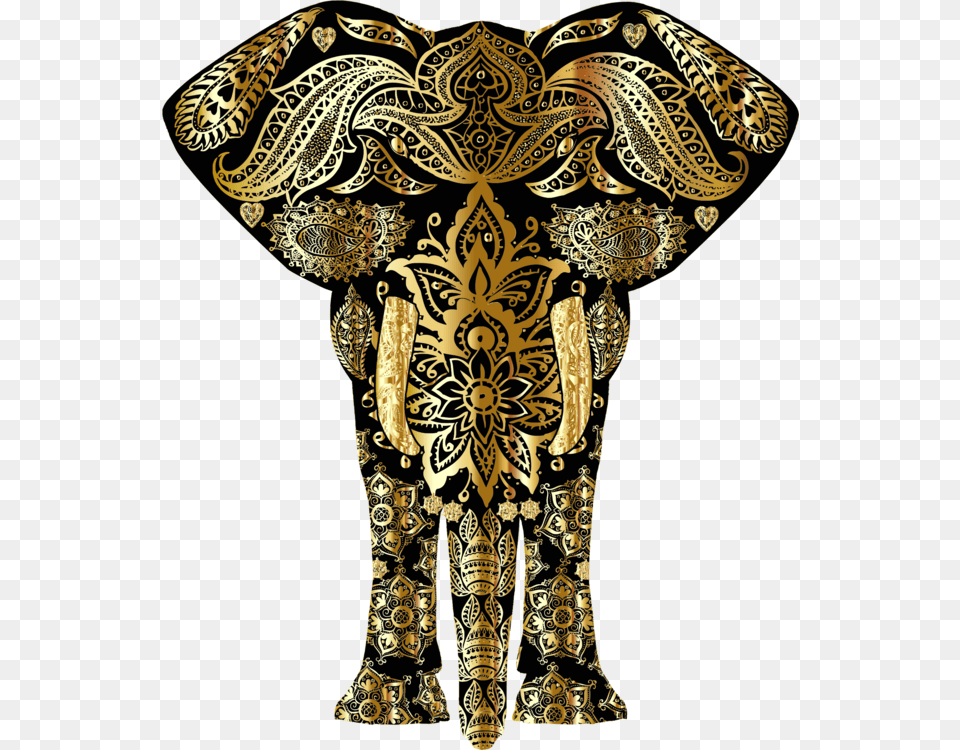 Wildlifeterrestrial Animalelephants And Mammoths Flower Elephant Background, Pattern, Art, Graphics, Floral Design Free Transparent Png