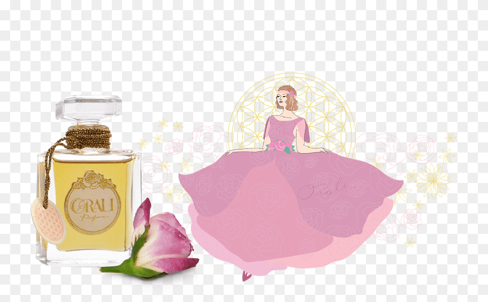 Wildrose Perfume, Bottle, Cosmetics, Adult, Bride Png Image