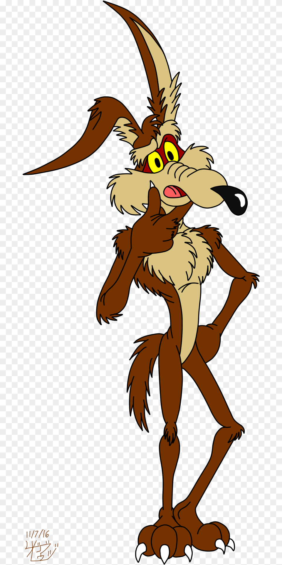 Wile E Coyote Art Older Cartoon, Adult, Female, Person, Woman Free Png