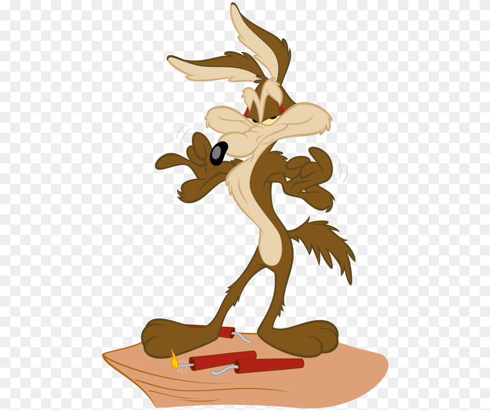 Wile E Coyote Looney Tunes Ink Well Looney, Cartoon, Person Png Image