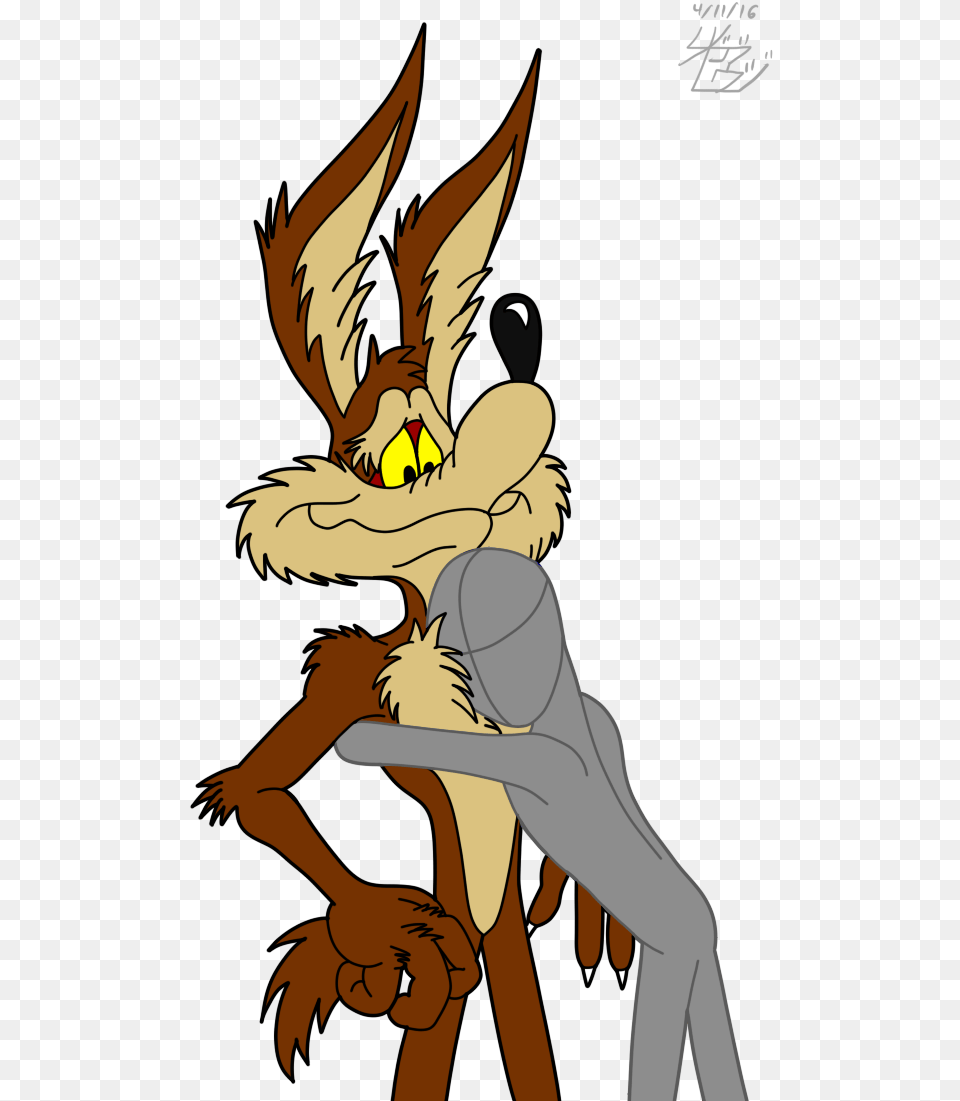 Wile E Coyote Wile E Coyote Hug, Book, Comics, Publication, Adult Free Transparent Png