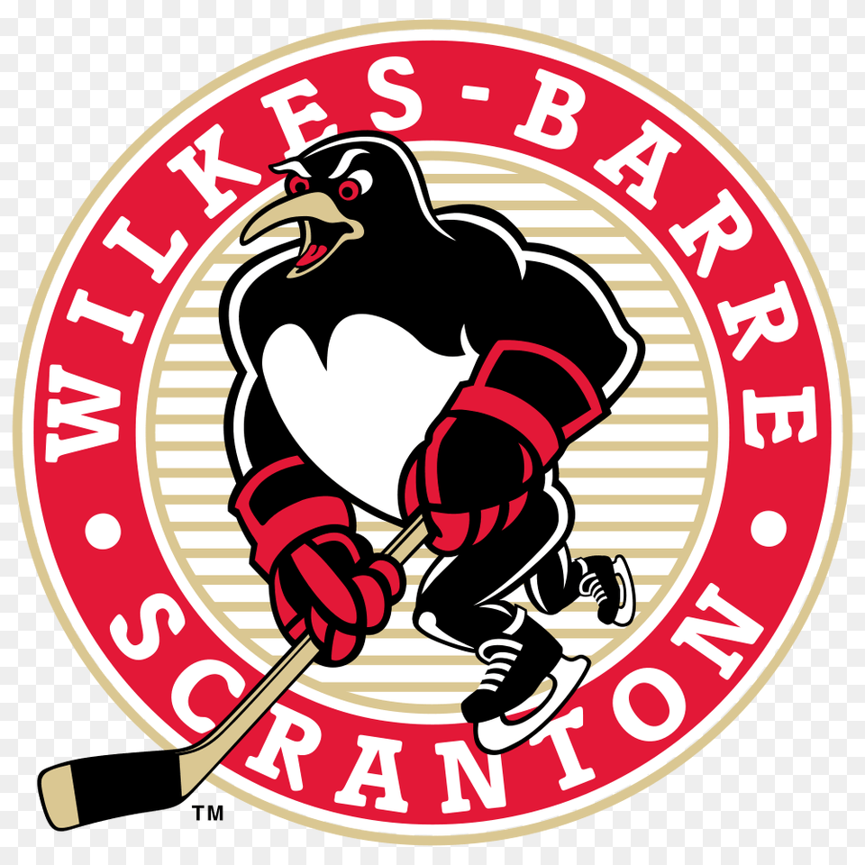 Wilkes Barrescranton Penguins Logo, Person Free Png Download