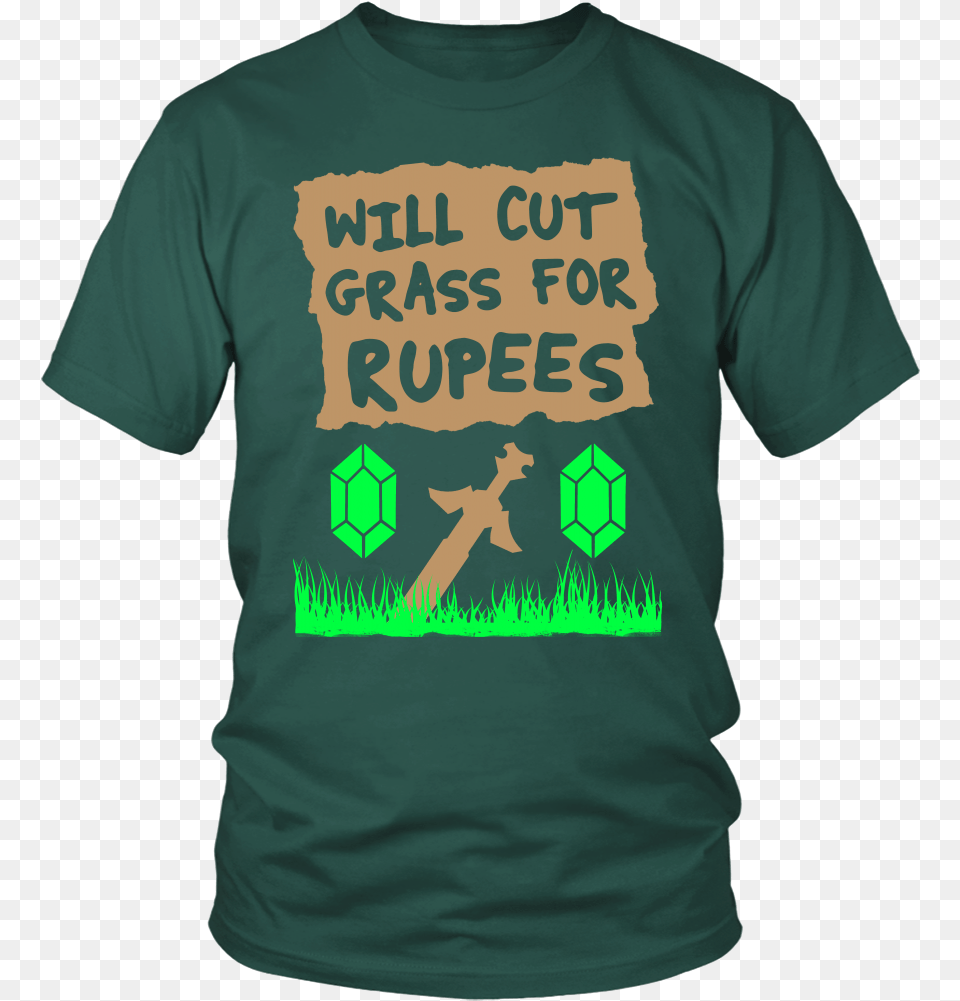 Will Cut Grass For Rupees T Shirt Colorful German Shepherd Shirt, Clothing, T-shirt Free Png Download