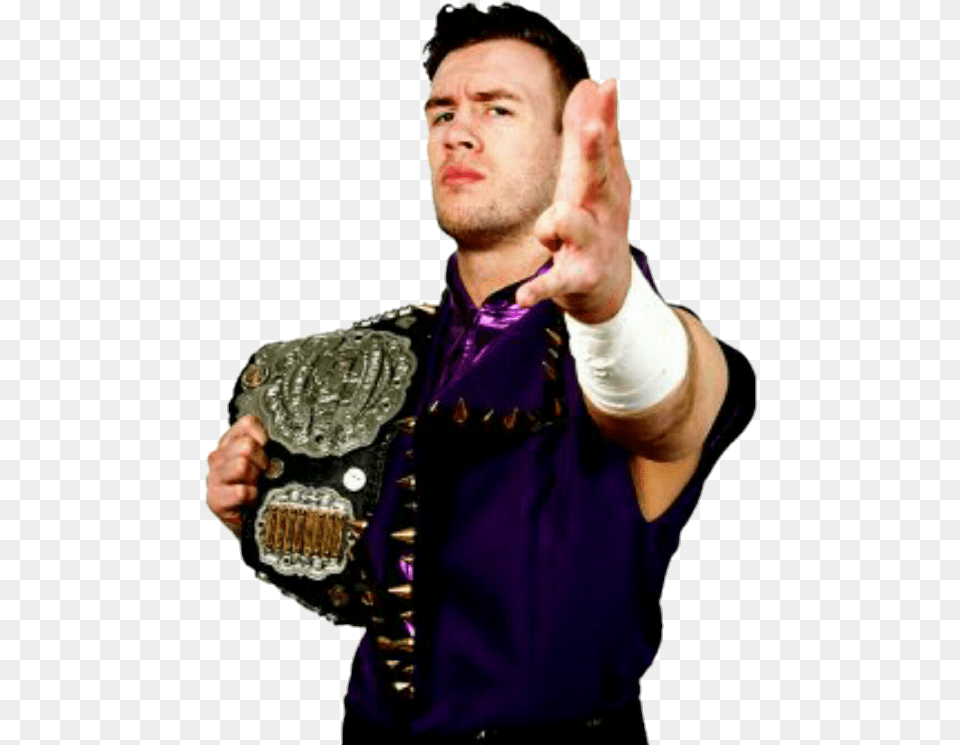 Will Ospreay Will Ospreay Iwgp Junior Heavyweight Champion, Hand, Person, Body Part, Finger Png