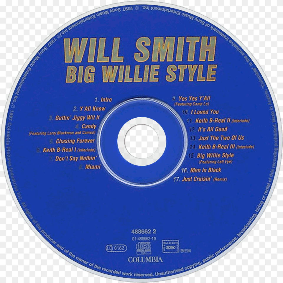 Will Smith Optical Disc, Disk, Dvd Free Png Download