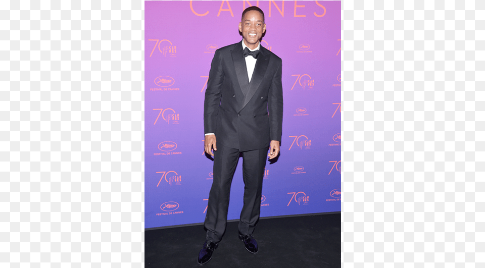Will Smith Will Smith Festival De Cannes, Tuxedo, Clothing, Suit, Fashion Png
