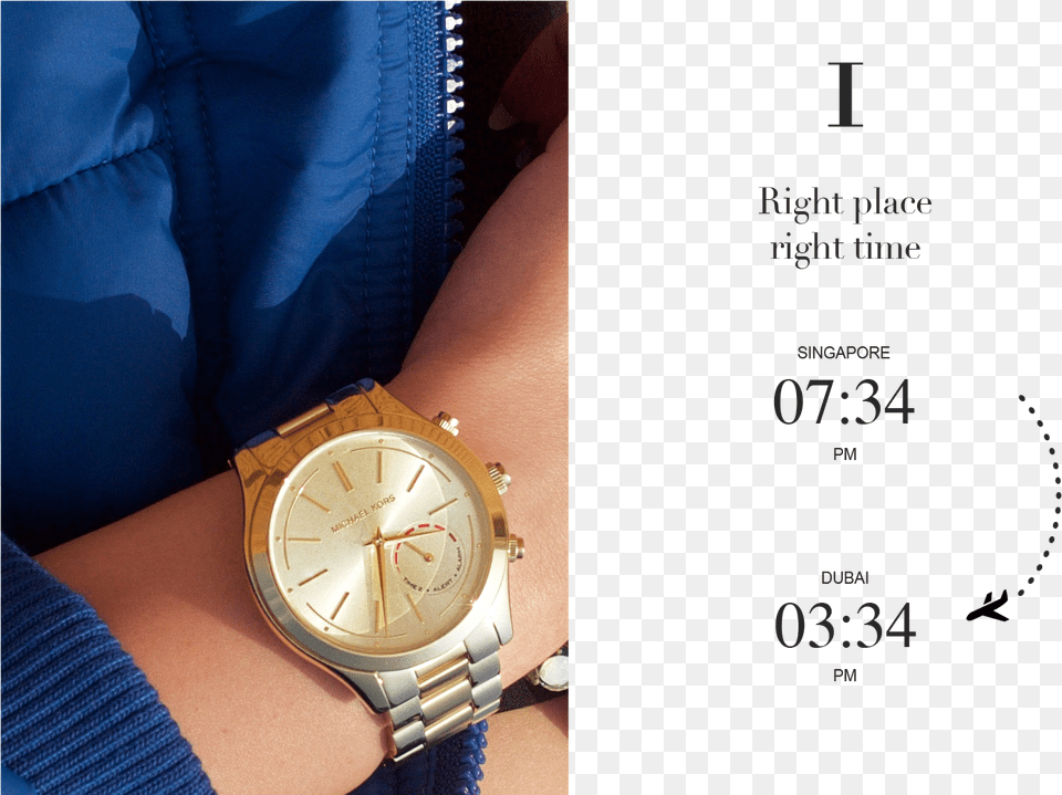 Willabelle Ong Paledivision Street Style Fashion Travel Michael Kors Slim Runway Hybrid Smartwatch, Arm, Body Part, Person, Wristwatch Free Png Download