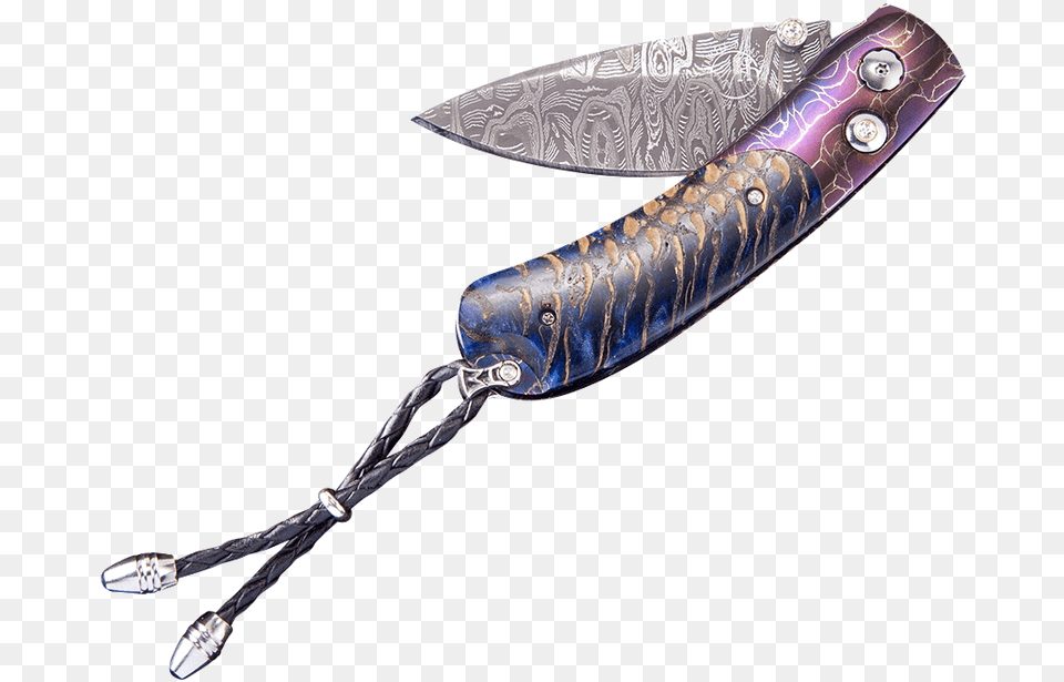 William Henry Kestrel Blue Mountain Pocket Knife Utility Knife, Weapon, Blade, Dagger, Cutlery Png Image