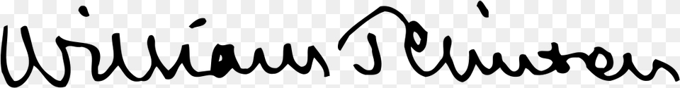 William Jefferson Clinton Signature, Gray Png Image