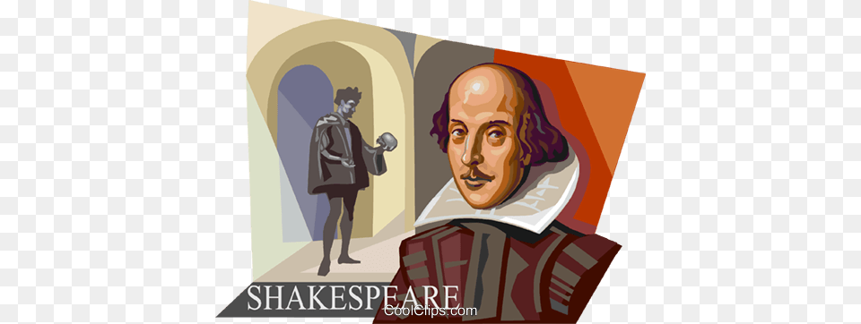 William Shakespeare Royalty Free Vector Clip Art Illustration Illustration, Clothing, Coat, Adult, Person Png Image