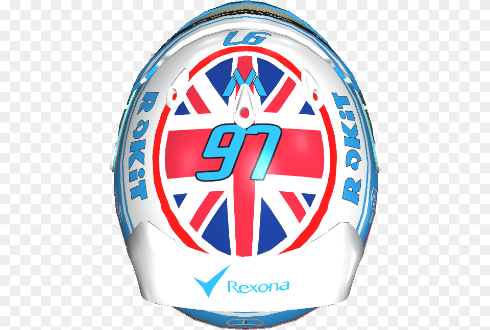 Williams Flag Career Helmet 2019 Racedepartment Circle, Sport, Ball, Crash Helmet, Football Png Image