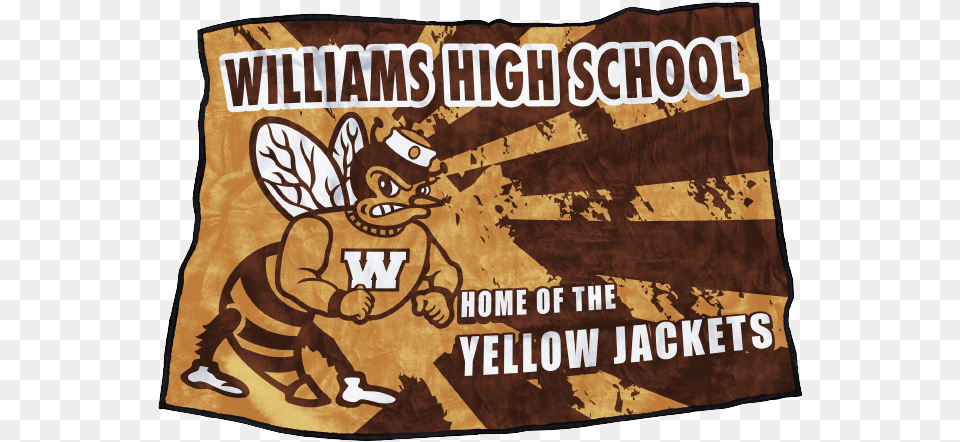 Williams Yellow Jackets Yellow Jacket From Williams, Advertisement, Animal, Deer, Mammal Free Transparent Png